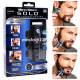 Micro Touch SOLO Rechargeable Trimmer Razor Shaver Edges Men W/ 3 PCS Combs Gift