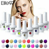 Elite99 UV LED Colors Gel Polish Nail Lacquer Varnish Soak Off Manicure 15ML